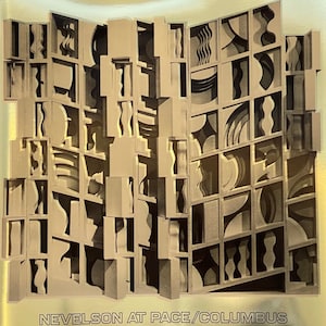 Louise Nevelson &quot;At Pace Columbus (gold)&quot;