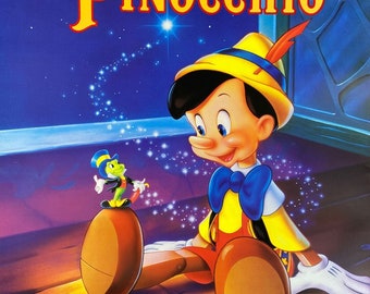 Pinnocchio Walt Disney lithograph