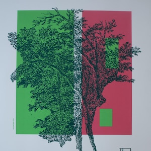 American Dance Festival 1983 Lithograph by Jack Perlmutter