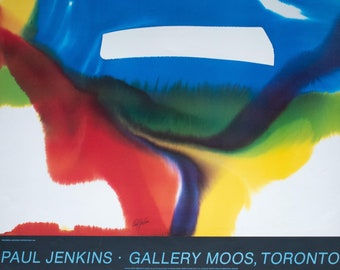 Litografía de fenómenos de Paul Jenkins, 1985