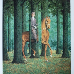 Le Blanc-Seing Lithographie von Rene Magritte, 1965