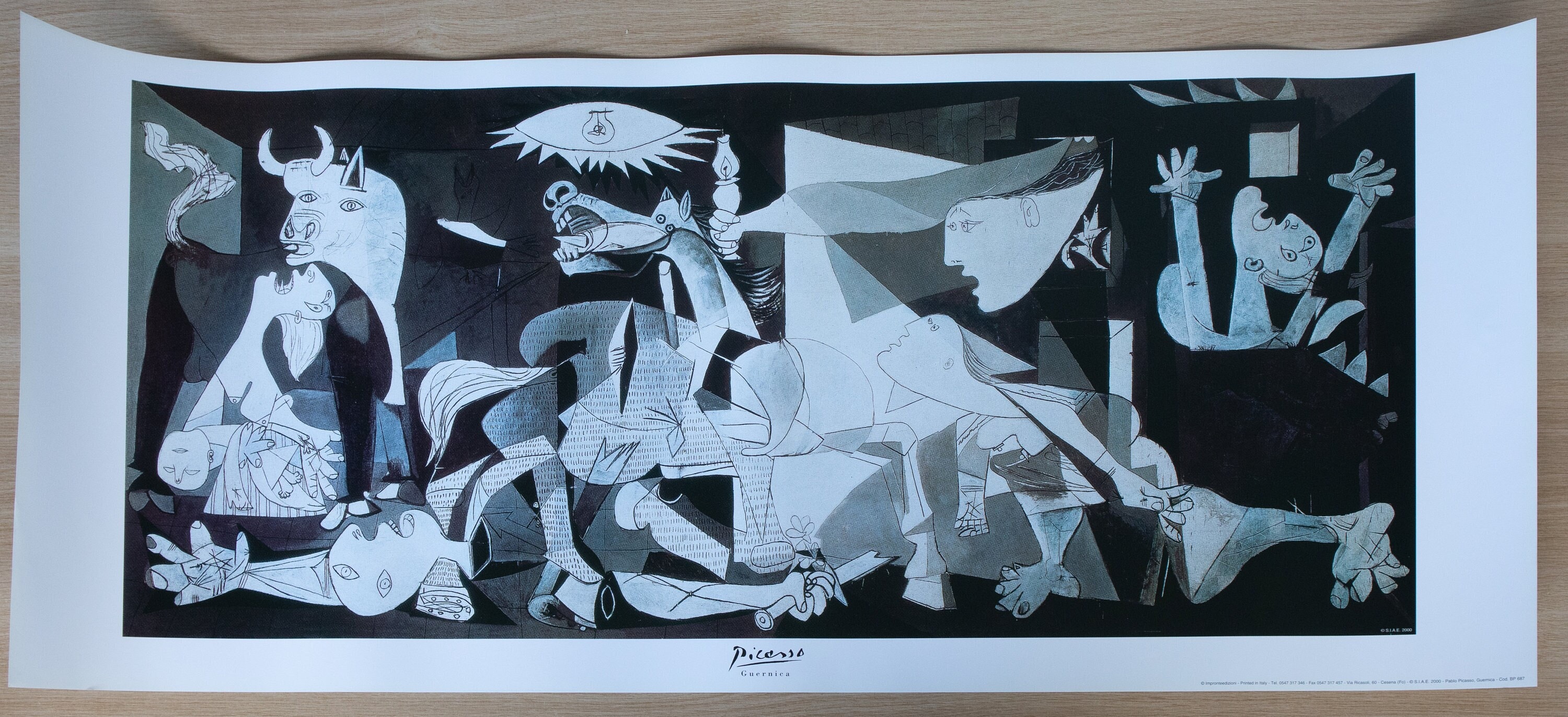 Guernica Lithograph by Pablo Picasso - Etsy