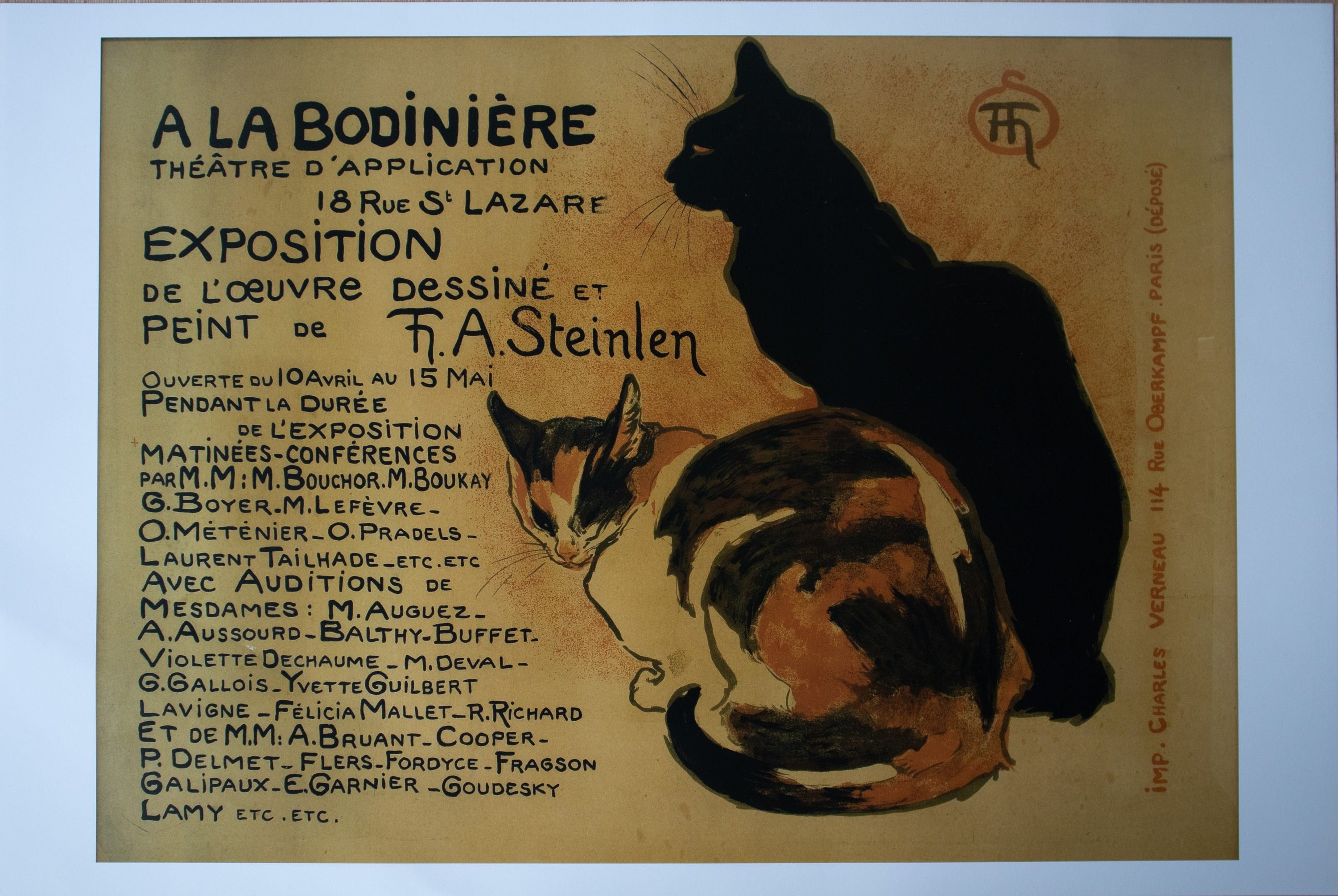 Steinlen cats - Etsy 日本