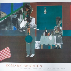 Der Holzschuppen Lithographie von Romare Bearden