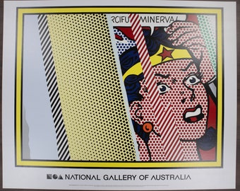 Reflections on Minerva Offset Lithograph by Roy Lichtenstein