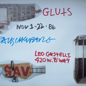Gluts Lithograph by Robert Rauschenberg, 1986