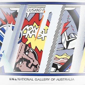 Reflections on Crash Offset Lithograph by Roy Lichtenstein