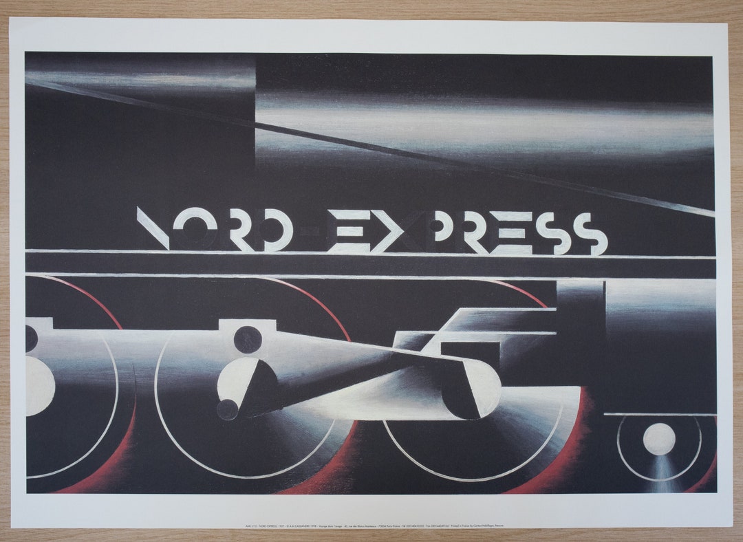 PRUNIER by A.M. CASSANDRE 1930s リトグラフ額付 PRUNIER by A.M. CASSANDRE 1930s リトグラフ額付 - メルカリ