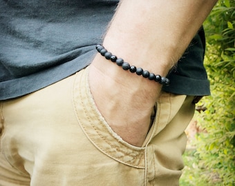 Tasman, Men's Lava Bracelet