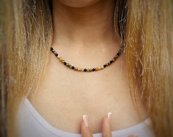 Women's Gemstone Bead Necklaces (choice of two)