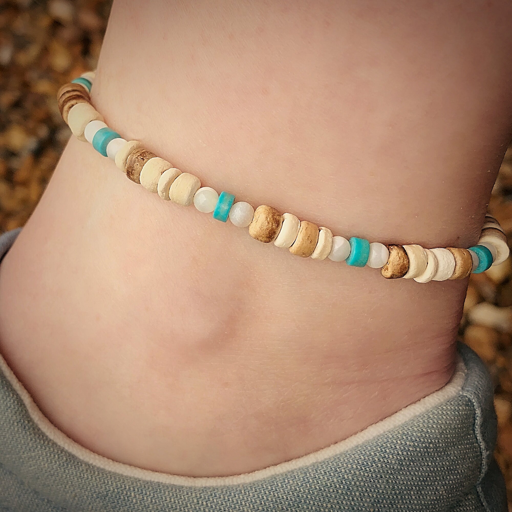 Turquoise anklet shop