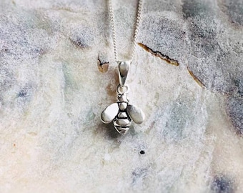 Sterling Silver Bumble Bee Necklace