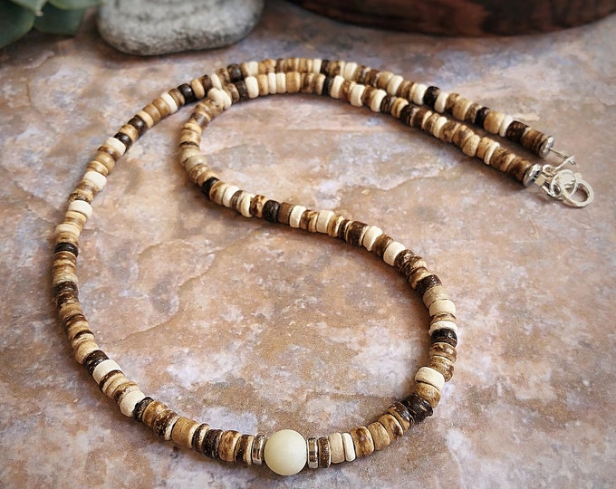 Men's Rustic Amazonite Necklace