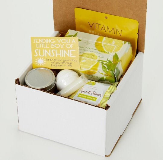 Care Package Gift Box Finals Care Package Virtual Hug Etsy