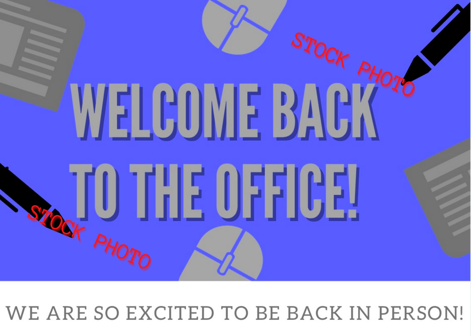 Welcome Back to Work Card Welcome Back to the Office Card | Etsy