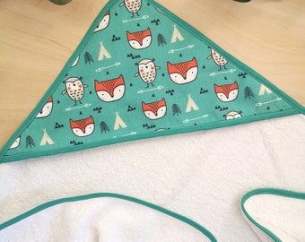 Cape de bain personnalisée pour bébé, cadeau naissance