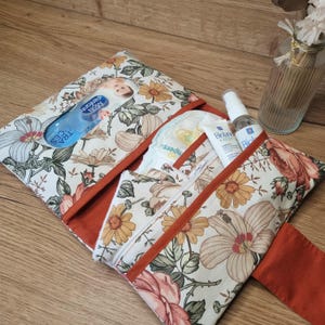 Bolso cambiador nómada / Bolso cambiador •Vintage Flowers•