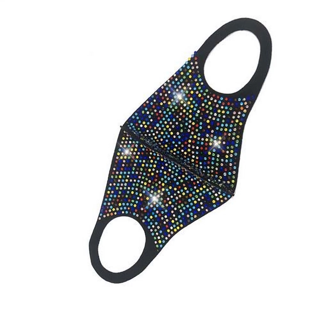 Beautiful Bling Bling Face Mask rhinestone face mask Spakle Etsy