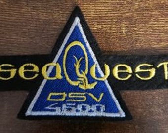 seaQuest DSV 4600 Chest Logo Patch on Felt – Screen‑Accurate Cosplay Emblem