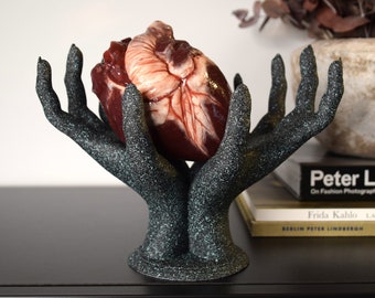 Gothic Hands Decor Holder, Witch Hand Sculpture Stand for Jewelry, Keys & Home Display