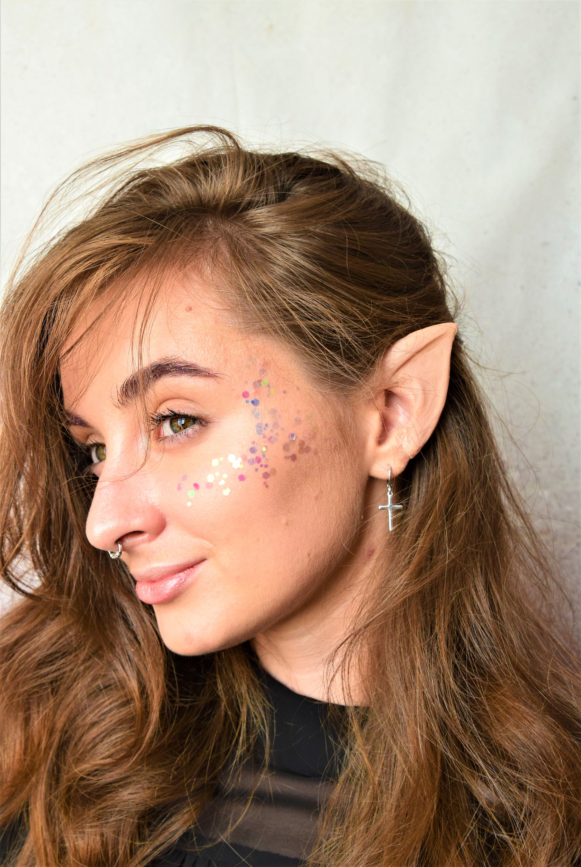 Will eyelash glue hold our elf ears? #renfaire #convergence #evermorep