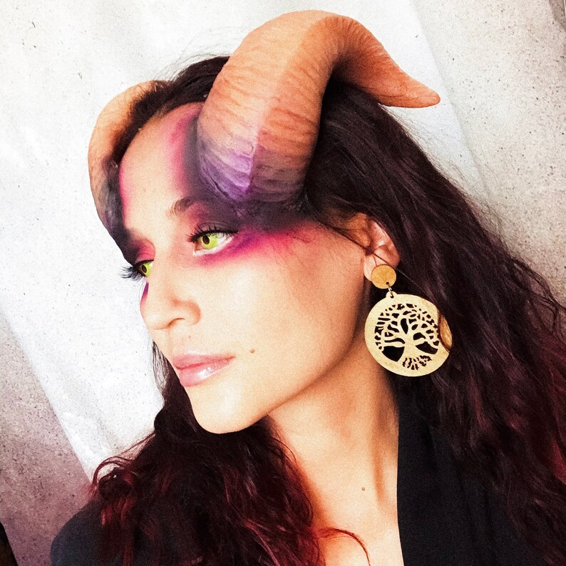 Big Demon Horns Latex Prosthetics SFX makeup effects Etsy