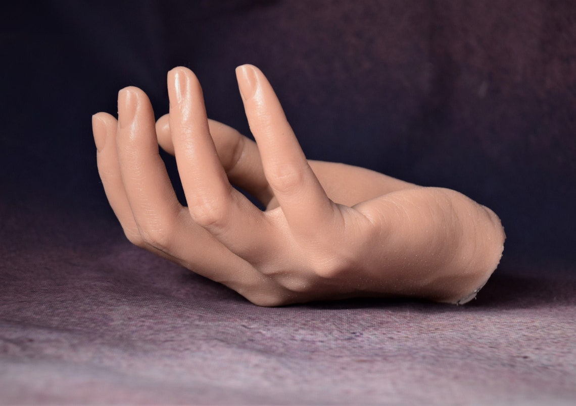 Severed silicone hand realistic silicone fingers Etsy