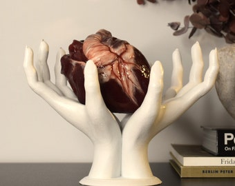 Gothic Hands Decor Holder, Witch Hand Sculpture Stand for Jewelry, Keys & Home Display