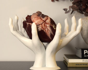 Hand decor life size, Hands holder, Jewelry ring holder, Gothic decor, Decor display