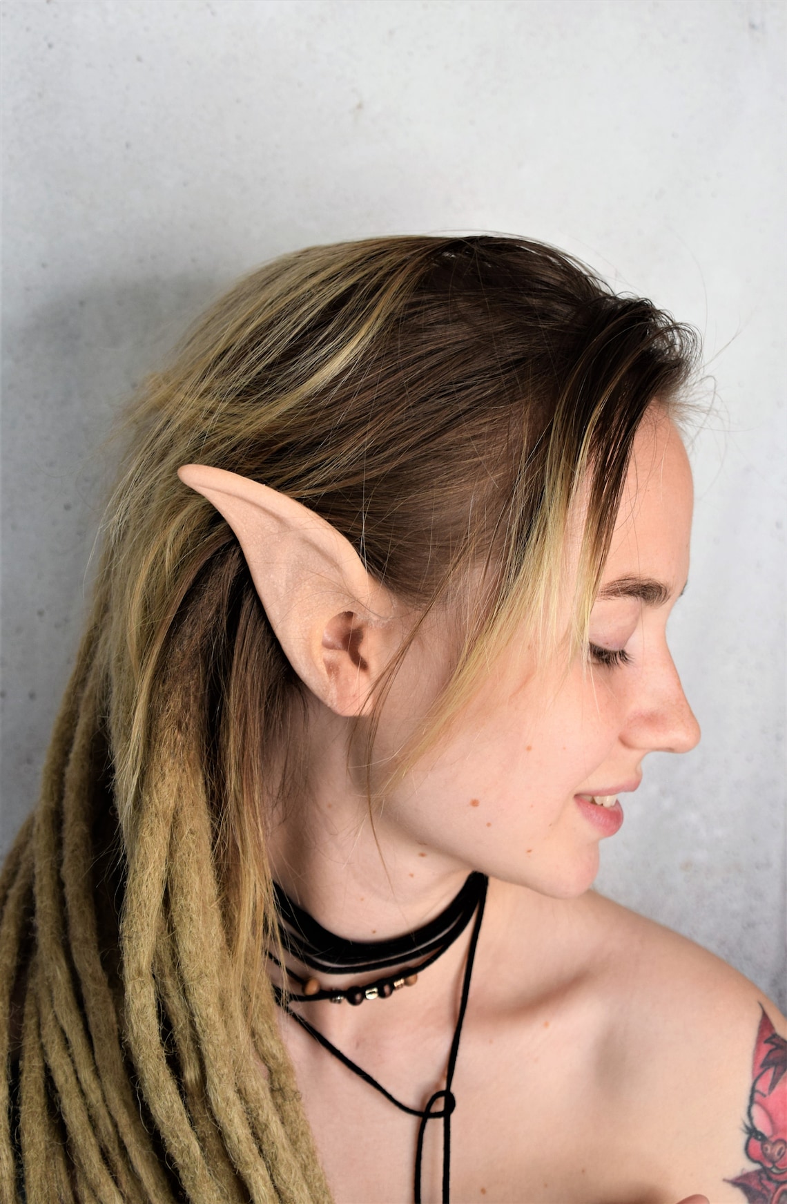 Long Elf Ears Latex Prosthetic Elf Ear Tips Fantasy Costume Etsy UK