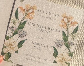 Botanical Save the Date Template