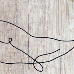 Whale Wire Wall Art image 1