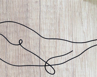 Whale Wire Wall Art