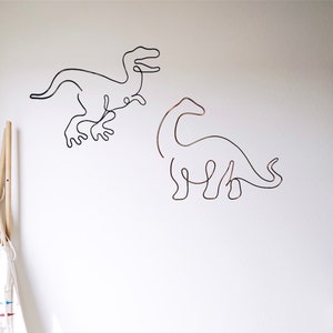 Dinosaur Wire Wall Art