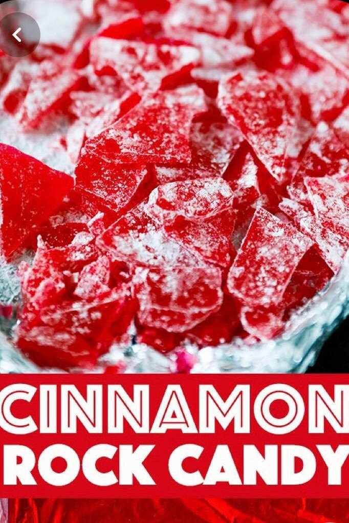 Sinfully Rock Hard Cinnamon rock candy Etsy