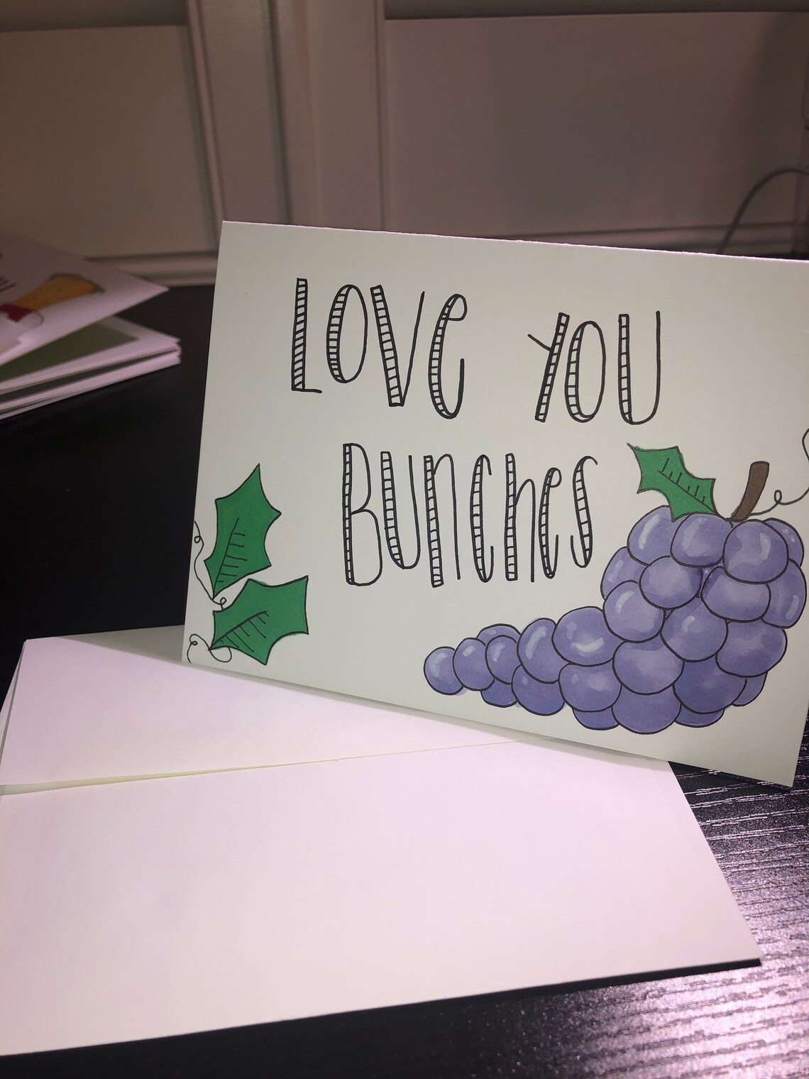 Love you bunches Card Etsy