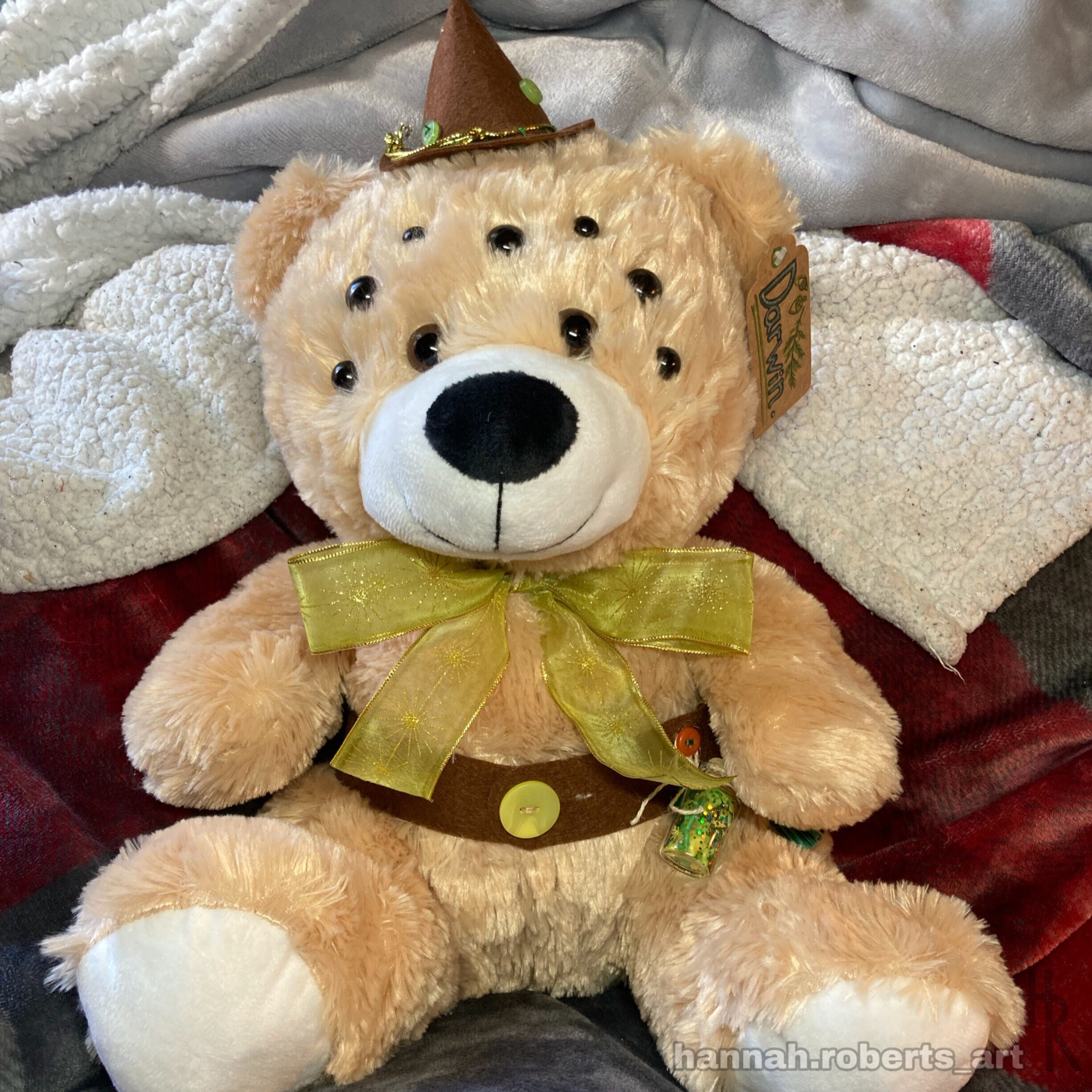 Darwin Custom Spider Eyed Explorer Bear Plushie - Etsy