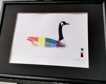 Kanadagans - Limitierte Auflage Hand gedruckt