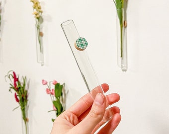 Just-The-Tube | Make-It-Yourself Flower and Glass Test Tube Wall Decor Piece | FLOWERS NOT INCLUDED