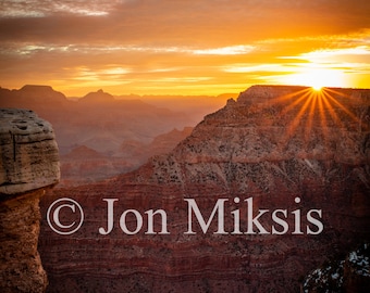 Grand Canyon Sunrise Photo Print – Arizona National Park