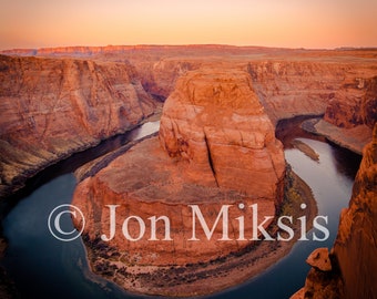 Horseshoe Bend Sunrise Print – Glen Canyon, Arizona