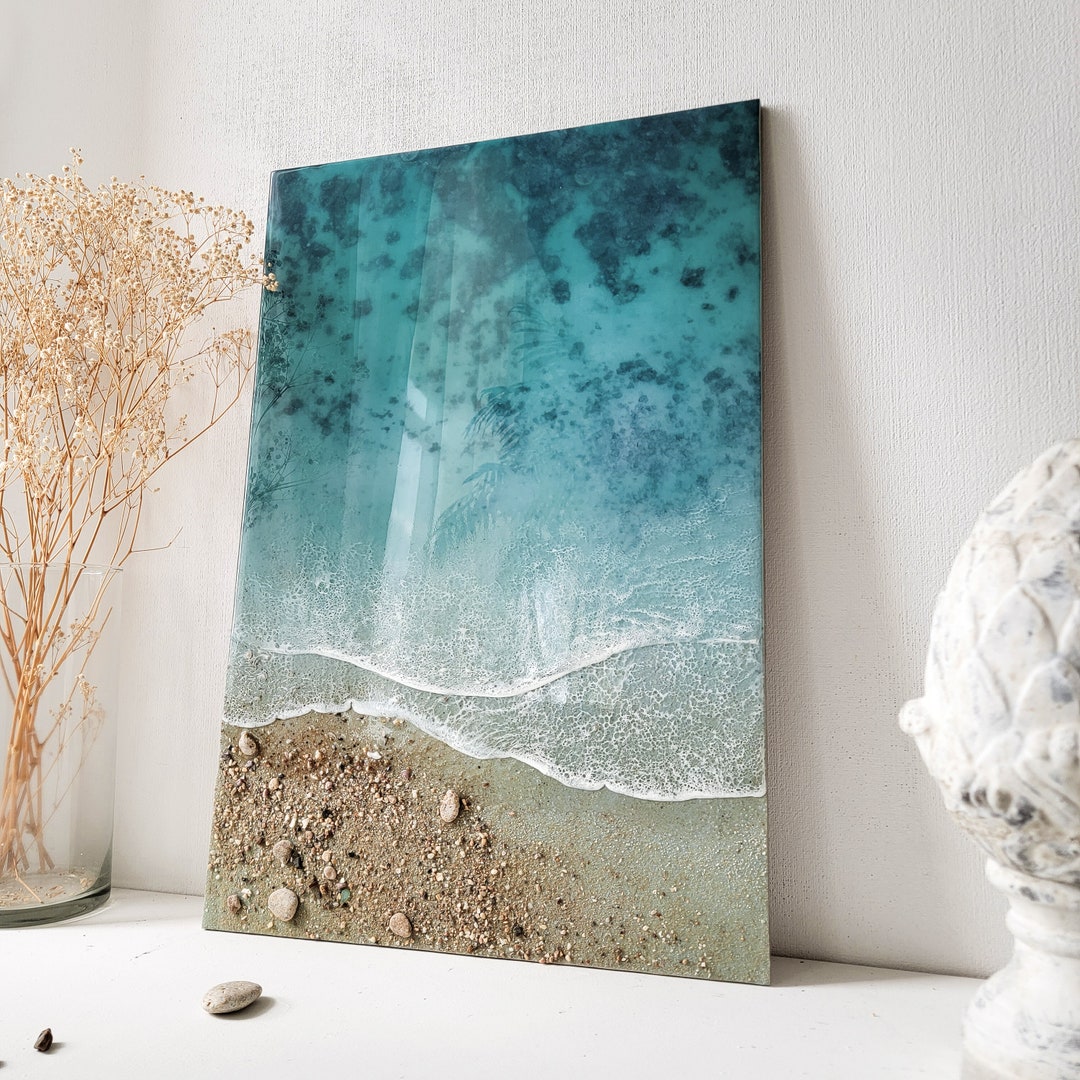 3D Coral Reef Resin Art: Seascape Ocean Wall Decor (60x40 Cm) - Etsy