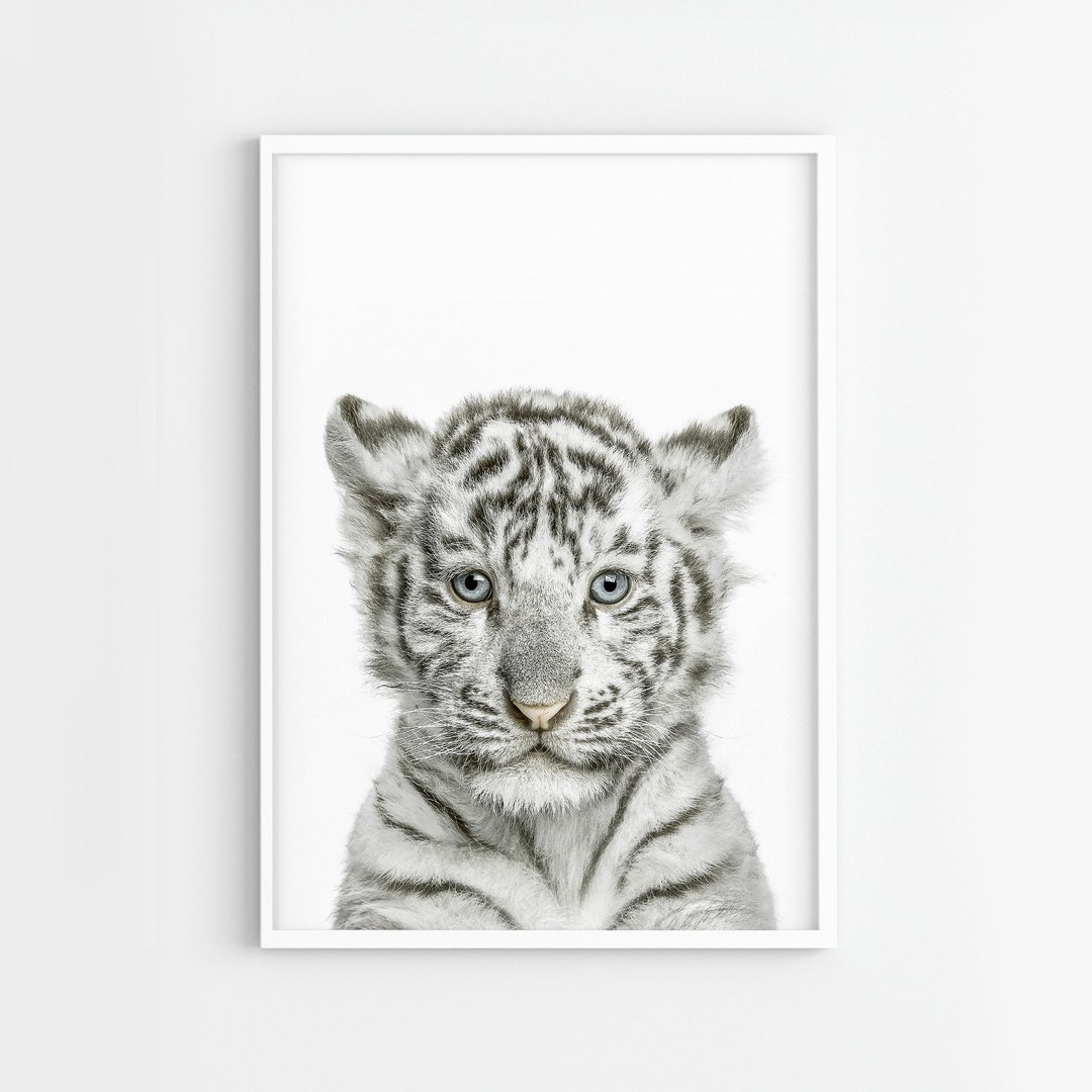 Funny Tiger Cub Printable Art. Poster Nursery Baby Tiger - Etsy