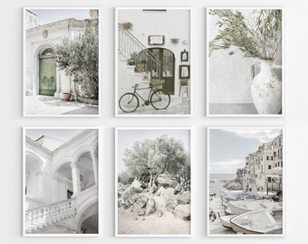 Mediterranean Olive Tree Print Set: Europe Countryside Wall Art (Digital Download)