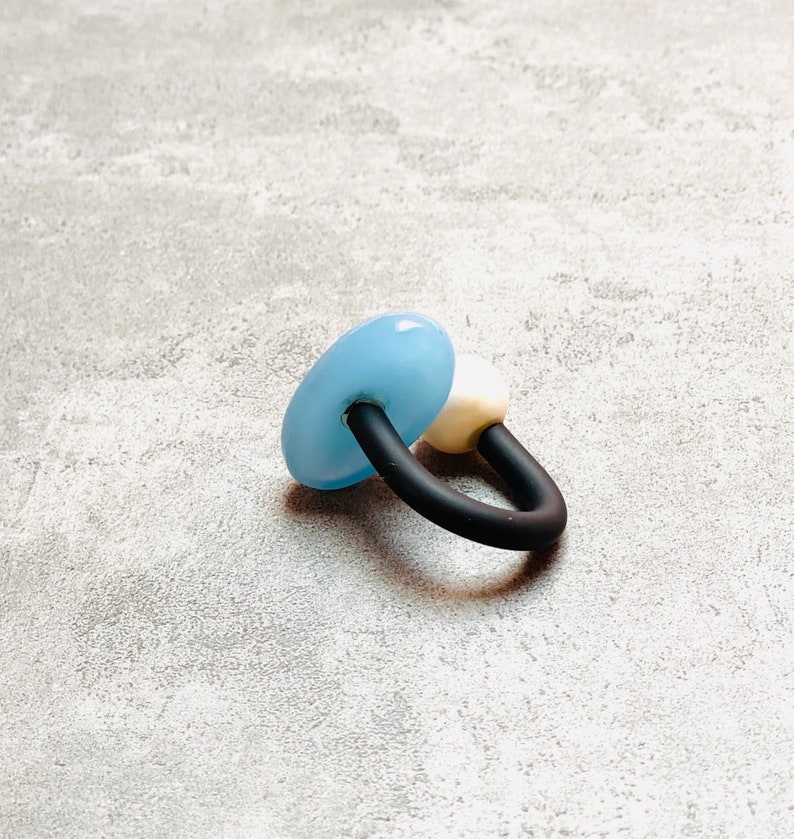 Aquamarine Pearl Statement Ring