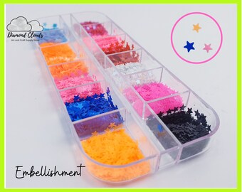 UV resin Epoxy Craft Jewellery Sequins rainbow candy multicolour shattered