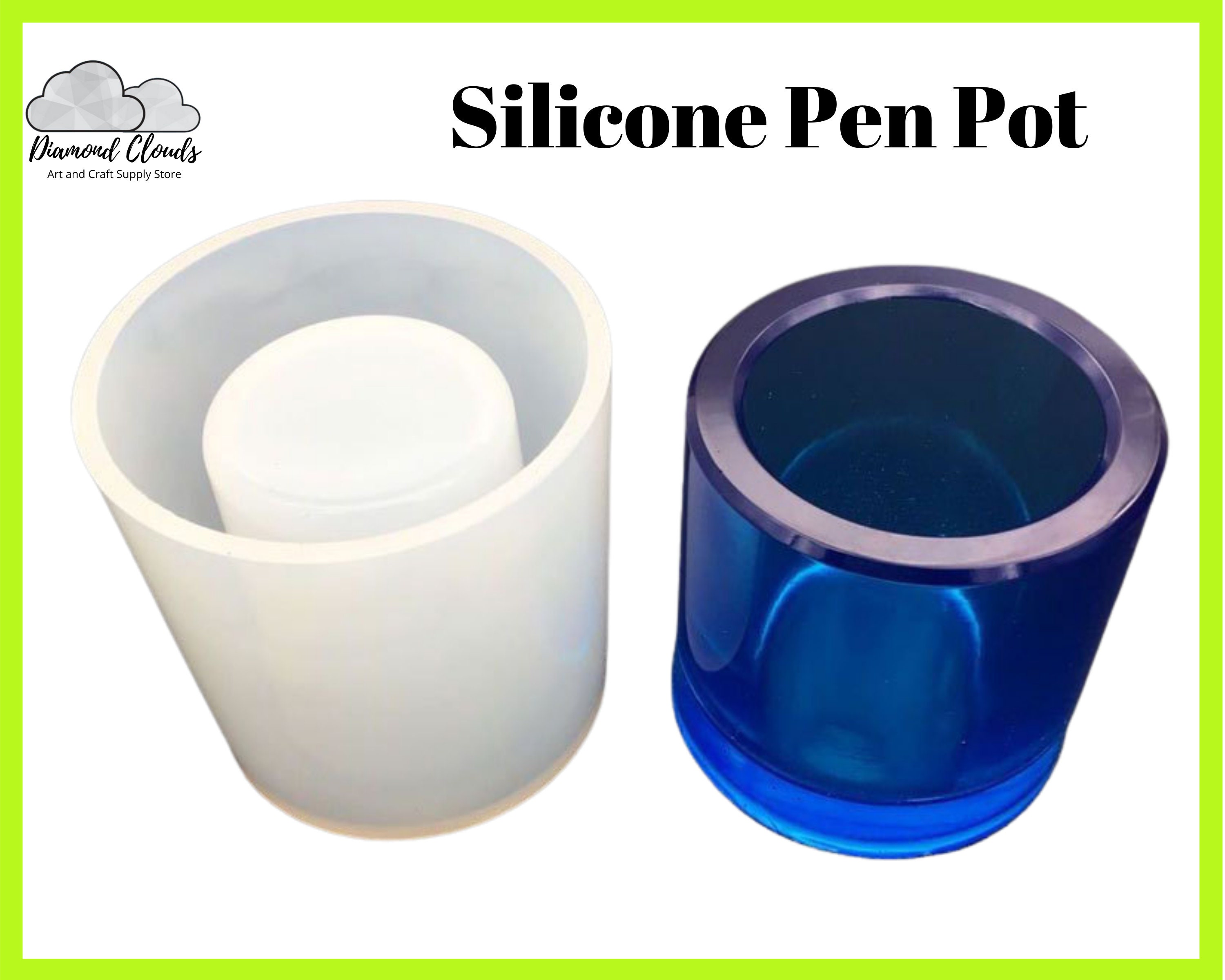 DIY Silicone Pen Pot Molds Resin Casting Molds UV Resin Epoxy Etsy