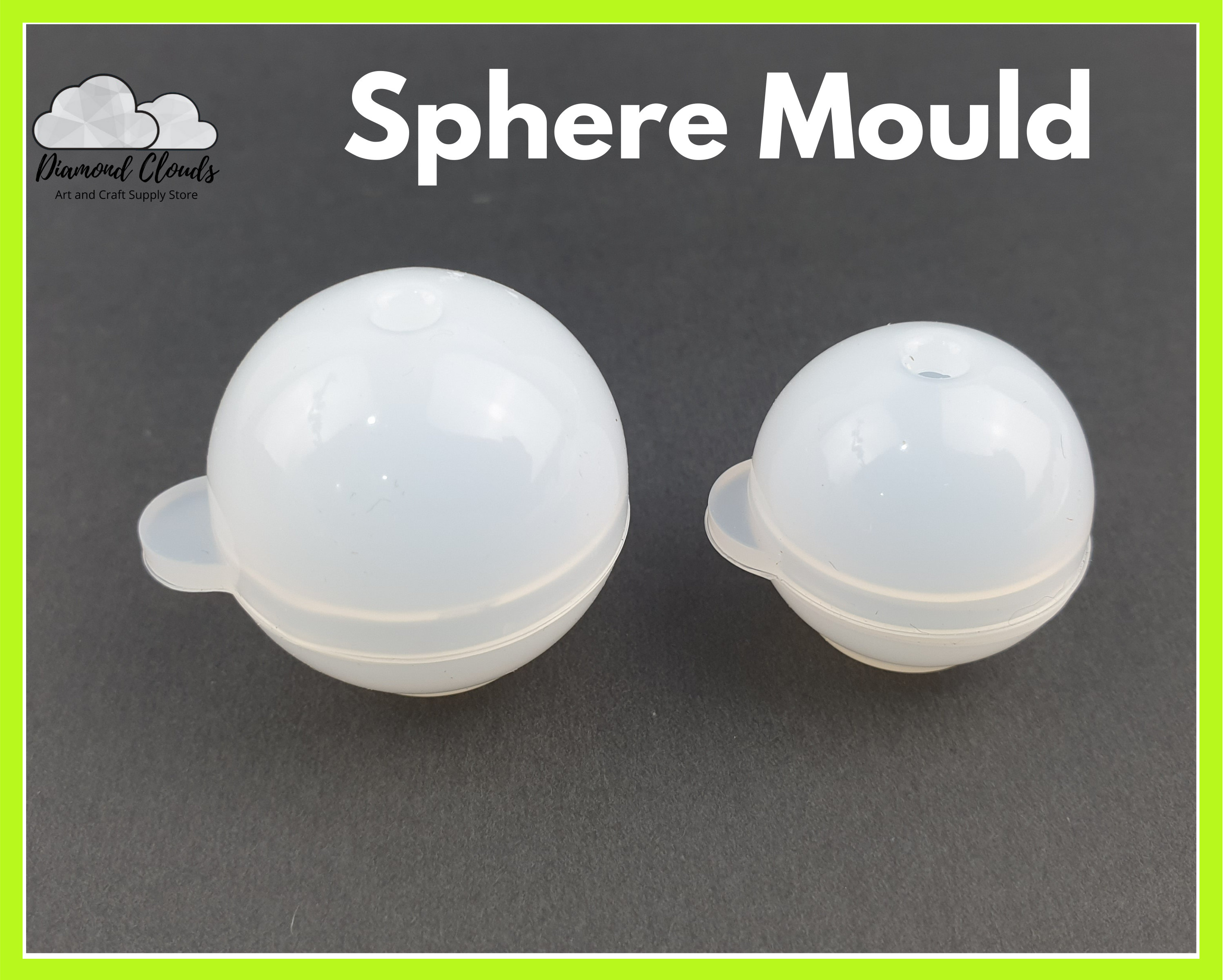 Sphere Silicone Mould Resin Casting Moluds UV Resin Epoxy Etsy
