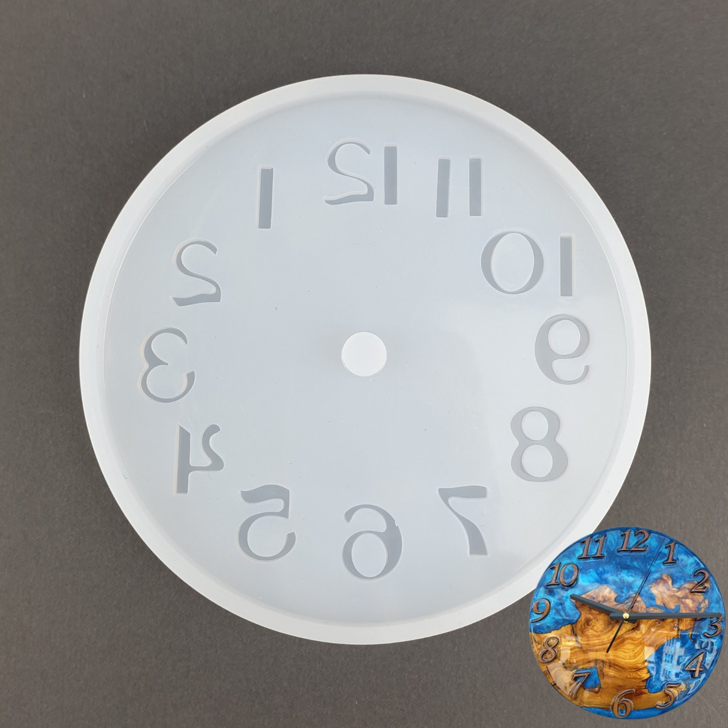 Clock Silicone Molds Resin Casting Molds For UV Resin Epoxy Etsy