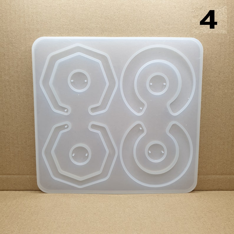 UV Resin Silicone Earring Pendant Jewellery Making Mold Mould Etsy